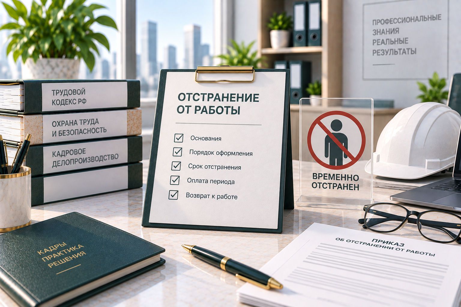 Когда работодатель обязан отстранить работника от работы: как оформить и оплатить этот период 