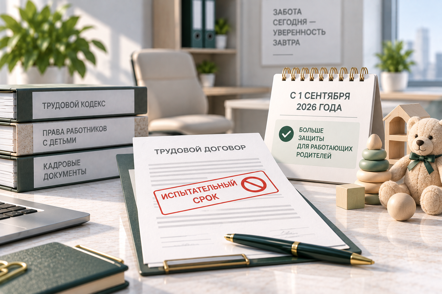 Испытательный срок для женщин с детьми до 3 лет: запрет с 1 сентября 2026 года 