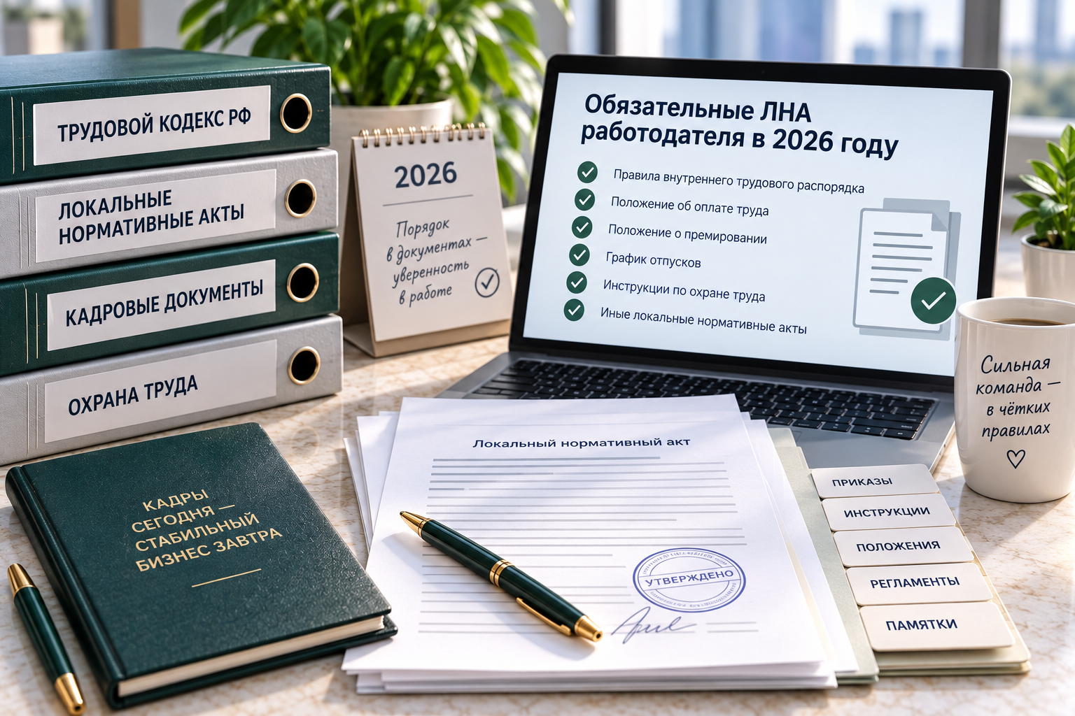 Обязательные ЛНА работодателя в 2026 году