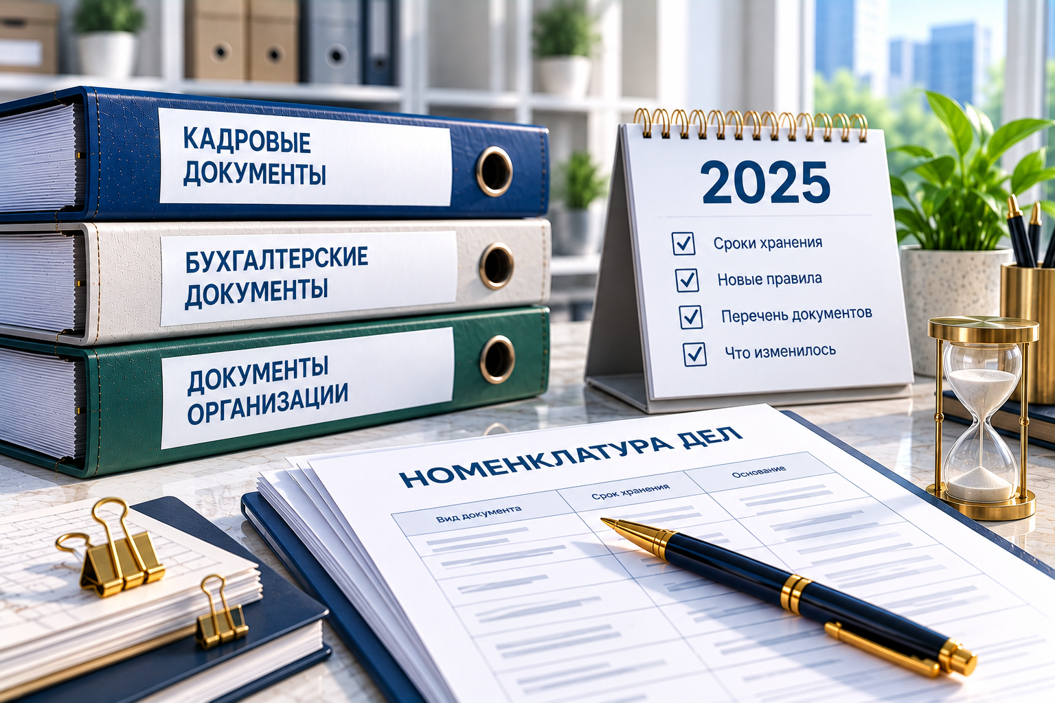 Как поменялись сроки хранения документов в организации.