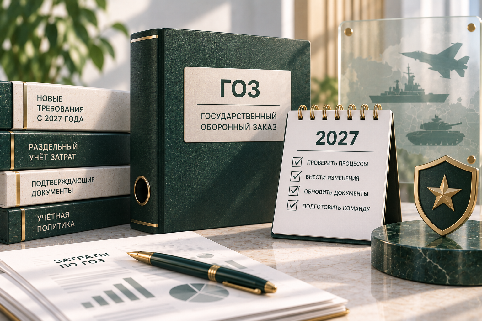 Учёт затрат по ГОЗ с 2027 года: чек-лист подготовки