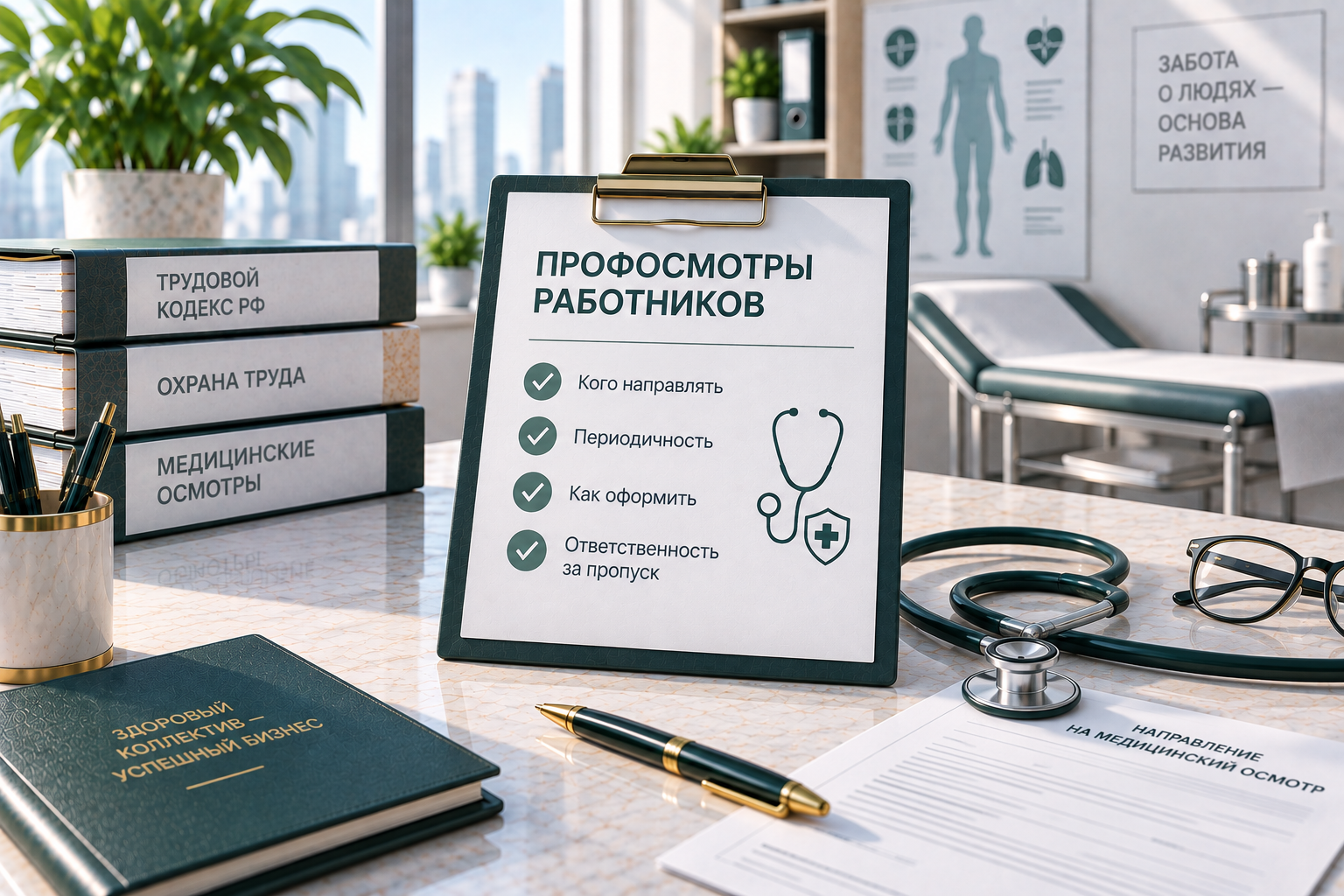 Медосмотры работников: кого направлять и что будет за пропуск