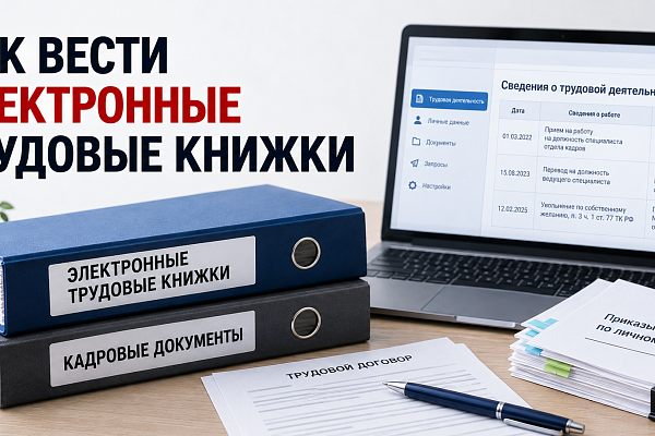 Как вести электронные трудовые книжки