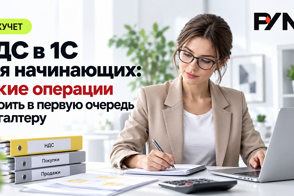 НДС в 1С для начинающих: какие операции освоить в первую очередь бухгалтеру