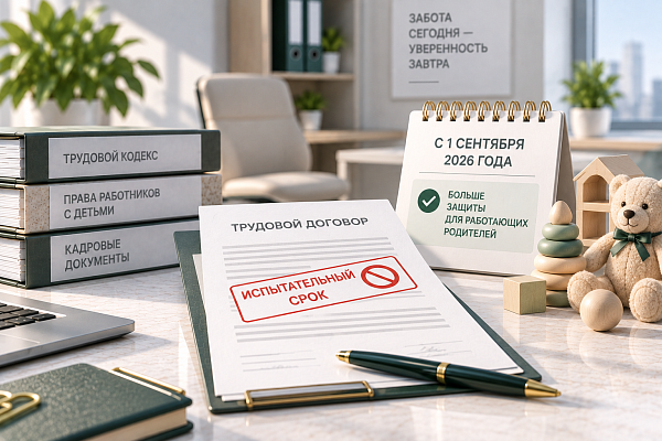 Испытательный срок для женщин с детьми до 3 лет: запрет с 1 сентября 2026 года 