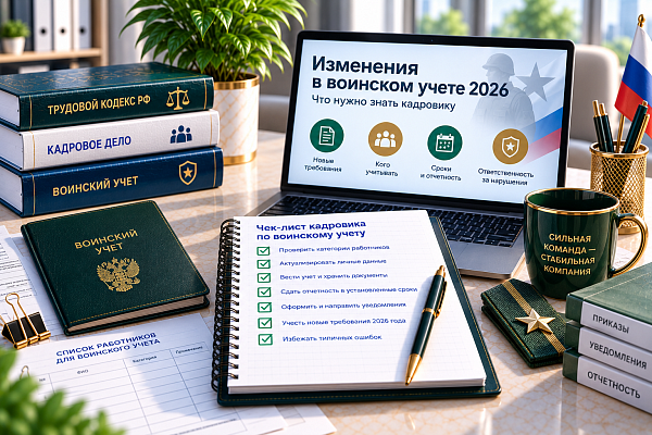 Изменения в воинском учете 2026: что нужно знать кадровику