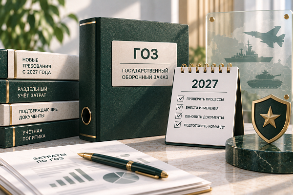 Учёт затрат по ГОЗ с 2027 года: чек-лист подготовки