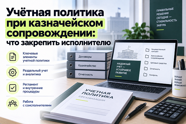 Учётная политика при казначейском сопровождении